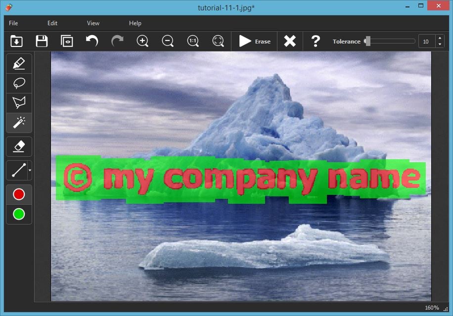 how to remove copyright watermark from photo photoshop